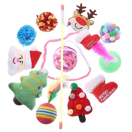 BCOATH Weihnachtskatzen-Set Interaktives Teaser Laute Socke Für Kätzchen 12-teiliges Katzenspielzeug-Bundle BCOATH Weihnachtskatzen-Set Interaktives Teaser Laute Socke Für Kätzchen 12-teiliges Katzenspielzeug-Bundle von BCOATH
