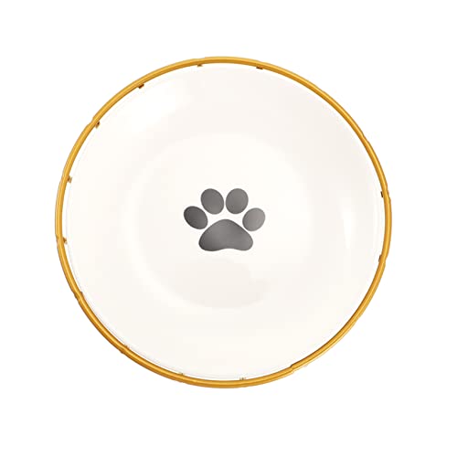 BCOATH 1 Satz Keramiknapf für Haustiere pet Water Bowl katzenfutter schüssel Zahnreinigungstücher für Hunde Haustierzubehör Katzennapf Welpe überfallener Katzenfutterautomat Hundegericht von BCOATH