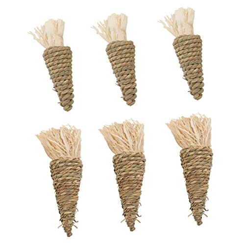BCOATH Karotten-Design Kauspielzeug Haustier Molar Grinding Pflegeset Beißen Kaustick Haustierbedarf Hellgrün/Beige BCOATH Karotten-Design Kauspielzeug Haustier Molar Grinding Pflegeset Beißen Kaustick Haustierbedarf Hellgrün/Beige von BCOATH