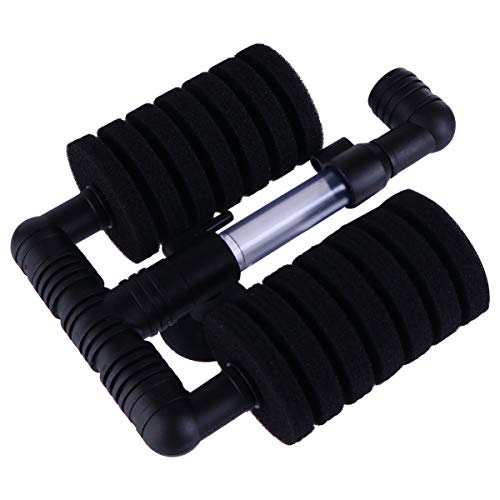 BCOATH 1 Stück Biochemischer Aquariumfilter Schwarz Langlebiger Wartungsfreier Filter Ohne Luftpumpe Für Klare Wasserqualität Aquarien Bis Ideal Für üß Und von BCOATH