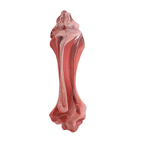 BCOATH 1stück Molar Shaped Dog Chew Toy Aus Widerstandsfähiger Kauknochen Fleischfarbe Für Hunde Fördert Das Kauen Und Stärkt Die Bindung Beim Spielen von BCOATH