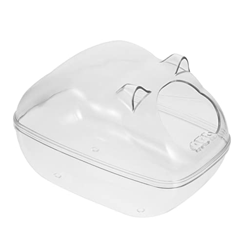 BCOATH Starke Hamster Badezimmer Kleintierbehälter Abnehmbare Badewanne Katzentoilette Haustier Sandbad Spielzeug BCOATH Starke Hamster Badezimmer Kleintierbehälter Abnehmbare Badewanne Katzentoilette Haustier Sandbad Spielzeug von BCOATH