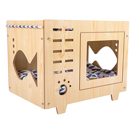 BCOATH 1stk Katzennest Katzenhöhle Katze Hohles Kätzchen Springende Plattform Kätzchen Versorgung Schlafbett Für Katzen Katze Holzhaus Katzenhaus Spielzeug EIN Körper Hölzern BCOATH 1stk Katzennest Katzenhöhle Katze Hohles Kätzchen Springende Plattform Kätzchen Versorgung Schlafbett Für Katzen Katze Holzhaus Katzenhaus Spielzeug EIN Körper Hölzern von BCOATH