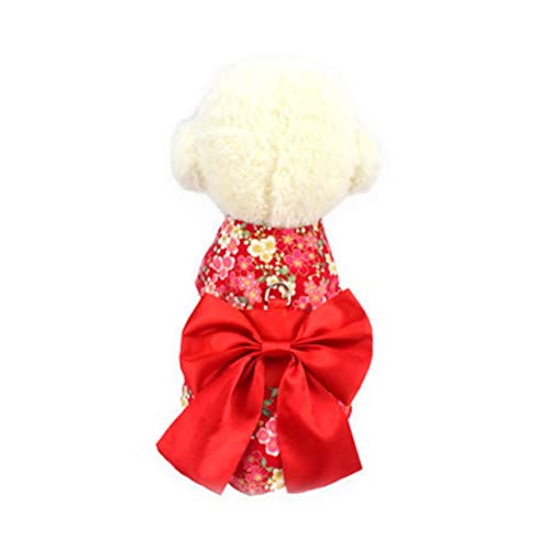 BCOATH 1stk Kleider Für Hunde Partyzubehör Für Welpen Kimono-kostüm Für Hunde Japanisches Kleid Welpenkleidung Katzenkleid Strapskleid Laufweste Japanische Kleidung Hündchen Geschirr von BCOATH