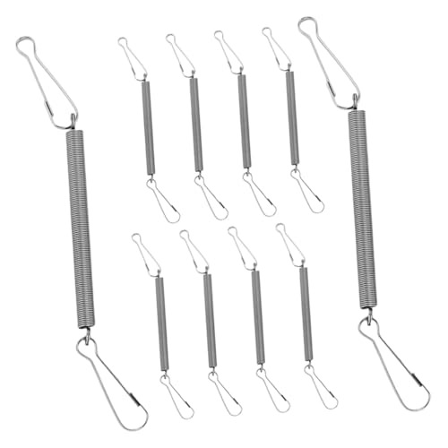 BCOATH 10 Stück Teiliges Edelstahl Federclip für Kleintierkäfige Sicherer Befestigungshaken für Trinkflaschen und Futterspender Vielseitiges Zubehör für Meerschweinchen Kaninchen und BCOATH 10 Stück Teiliges Edelstahl Federclip für Kleintierkäfige Sicherer Befestigungshaken für Trinkflaschen und Futterspender Vielseitiges Zubehör für Meerschweinchen Kaninchen und von BCOATH