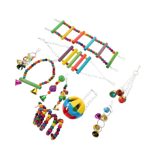 BCOATH Vogel Papagei Schaukel Spielzeug Vogel Spielzeug für Käfig Vögel 10 stücke Holz Schaukel Set Papagei Barsch Schaukel BCOATH Vogel Papagei Schaukel Spielzeug Vogel Spielzeug für Käfig Vögel 10 stücke Holz Schaukel Set Papagei Barsch Schaukel von BCOATH