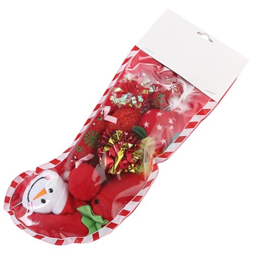 BCOATH Interaktives Katzenspielzeug-Set Weihnachts-katzenspielzeug-Kollektion Katzenspielzeug Knisterbälle BCOATH Interaktives Katzenspielzeug-Set Weihnachts-katzenspielzeug-Kollektion Katzenspielzeug Knisterbälle von BCOATH