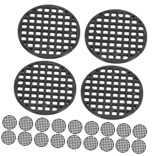 BCOATH 100stücke Mesh-Pads Für Blumentöpfe Pflanzloch-netzmatte Garten-netzunterlage Blumentopf-netzunterlagen Runde Blumentopf Boden Netze Pflanztopf-bodennetz Topfboden-netzunterlage von BCOATH