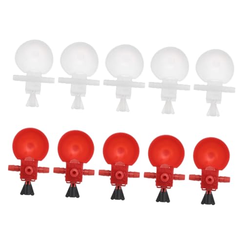 BCOATH 10 Stücke Geflügel Wasser Dispenser Schüssel Material Für Tauben Hühner von BCOATH