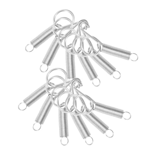 BCOATH 12 Stück Teiliges Federhaken für Käfigtüren Rostfrei Langlebig Vielseitig Einsetzbar zur Sicherung von Kaninchen Vogel und Taubenkäfigen Installieren und Praktisch im Gebrauch von BCOATH