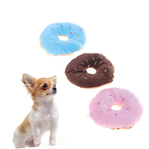 BCOATH 12er-Pack Quietschende Kauspielzeuge Für Hunde Interaktives Spielzeug in Donutform Kauspielzeug-Set Für Haustiere Zum Zahnen Apportieren Und Linderung Von Langeweile BCOATH 12er-Pack Quietschende Kauspielzeuge Für Hunde Interaktives Spielzeug in Donutform Kauspielzeug-Set Für Haustiere Zum Zahnen Apportieren Und Linderung Von Langeweile von BCOATH