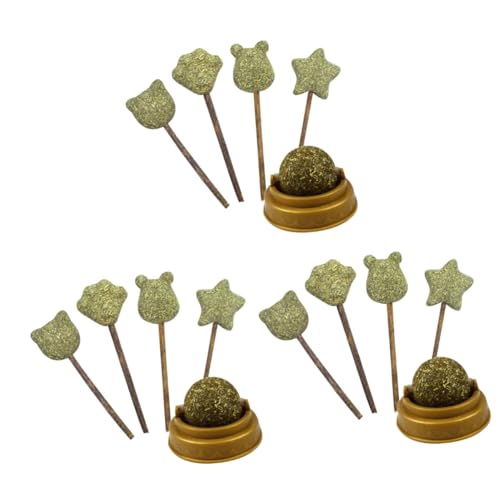 BCOATH 3sets Lutscher Katze Süßigkeiten Snack Kätzchen Leckereien Verdauung Hilfe Spielzeug Grün 5 Stücke * 3 BCOATH 3sets Lutscher Katze Süßigkeiten Snack Kätzchen Leckereien Verdauung Hilfe Spielzeug Grün 5 Stücke * 3 von BCOATH