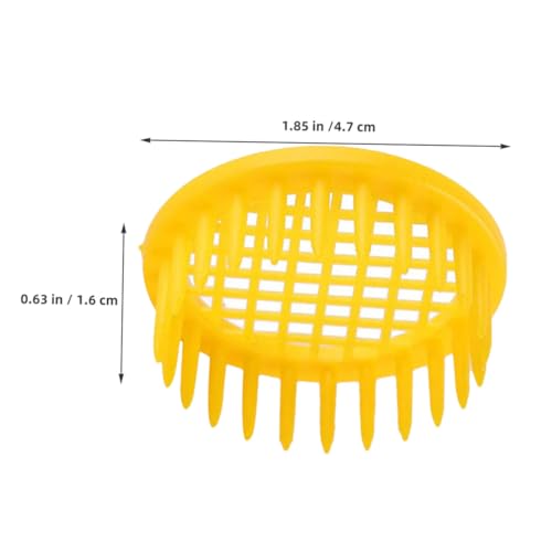 BCOATH 15 Stück Teiliges Bienenköniginnenkäfig Robustem Kunststoff mit Optimaler Belüftung und Effektiver Isolierung Geeignet für Bienenzucht und Bienenstockaufzucht zur Einfachen von BCOATH