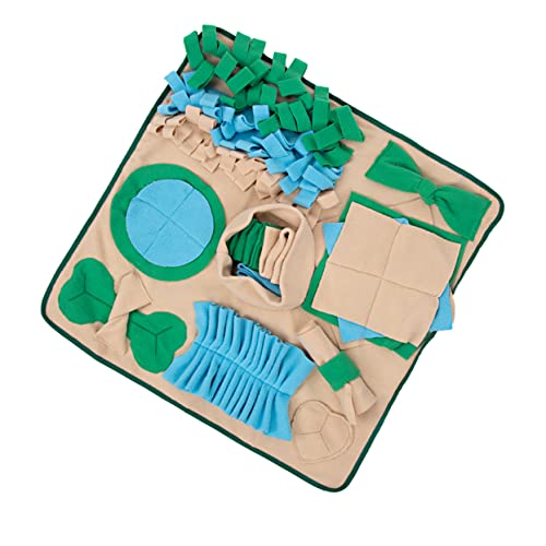 BCOATH Schnüffelmatte für Hunde und Katzen zum Trainieren der Sinne des Hundes Spielmatte für Haustiere helles realistisches Aussehen BCOATH Schnüffelmatte für Hunde und Katzen zum Trainieren der Sinne des Hundes Spielmatte für Haustiere helles realistisches Aussehen von BCOATH