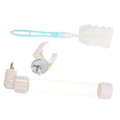 BCOATH 1Satz Automatische Vogel Trinkflasche für Kleine Transparentes Wassergerät mit Großer Kapazität Extern Montierbar für Papageien von BCOATH