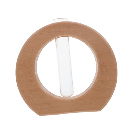 BCOATH 1Satz Reagenzglasvase mit Holzständer Pflanzgefäß für Terrarium für Tischdekoration Stilvolle Wohnaccessoires BCOATH 1Satz Reagenzglasvase mit Holzständer Pflanzgefäß für Terrarium für Tischdekoration Stilvolle Wohnaccessoires von BCOATH