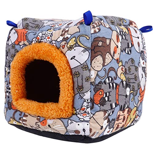 BCOATH 1Stk Haustiernest kuschelhöhle haustierbett Kaninchenbett Tierbettchen Chinchilla-Bett gemütlich Katzenbett Hundebetten Kätzchen Spielzeug Schlafnest für Haustiere Hamsterhaus BCOATH 1Stk Haustiernest kuschelhöhle haustierbett Kaninchenbett Tierbettchen Chinchilla-Bett gemütlich Katzenbett Hundebetten Kätzchen Spielzeug Schlafnest für Haustiere Hamsterhaus von BCOATH