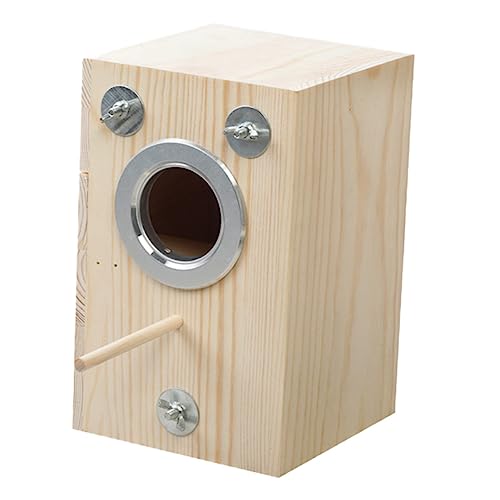 BCOATH 1Stk Vogelzuchtbox Brutvogelkäfig Verschachtelung außerhalb von Vogelhäuschen Zubehör für Sittichkäfige Vogelkäfige Finkennest vogelhaus Zuchtfall Vogelnest aus Holz hölzern Beige BCOATH 1Stk Vogelzuchtbox Brutvogelkäfig Verschachtelung außerhalb von Vogelhäuschen Zubehör für Sittichkäfige Vogelkäfige Finkennest vogelhaus Zuchtfall Vogelnest aus Holz hölzern Beige von BCOATH