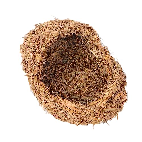 BCOATH 1Stück Grasgewebtes Haustiernest Für Katzen Und Kleine Tiere Dekoratives Kaninchennest Haustierhaus Hellgelb Für Hamster Kaninchen Und Katzen BCOATH 1Stück Grasgewebtes Haustiernest Für Katzen Und Kleine Tiere Dekoratives Kaninchennest Haustierhaus Hellgelb Für Hamster Kaninchen Und Katzen von BCOATH