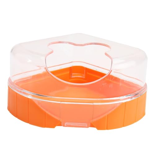 BCOATH 1Stück Hamster Badezimmer Transparentes Hamster Bad Waschbecken für Haustiere Hochdurchlässiges Design Spaß für Kleine Hamster Kunststoffmaterial BCOATH 1Stück Hamster Badezimmer Transparentes Hamster Bad Waschbecken für Haustiere Hochdurchlässiges Design Spaß für Kleine Hamster Kunststoffmaterial von BCOATH
