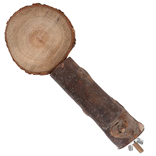 BCOATH Holz Vogel-stehstange Für Papageien Stabile Praktische Vogel-stehplanke Kletterplatz Aus Holz Für Vögel Sicher Und Langlebig von BCOATH