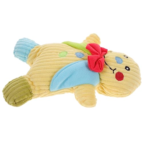 BCOATH 1stück Xmas Plüsch Kauspielzeug Für Hunde Bissfestes Geräuschmachendes Weihnachts-Gingerbread Man Spielzeug Für Welpen Und Haustiere Zufällige Designs Fördert Zahnpflege Und von BCOATH