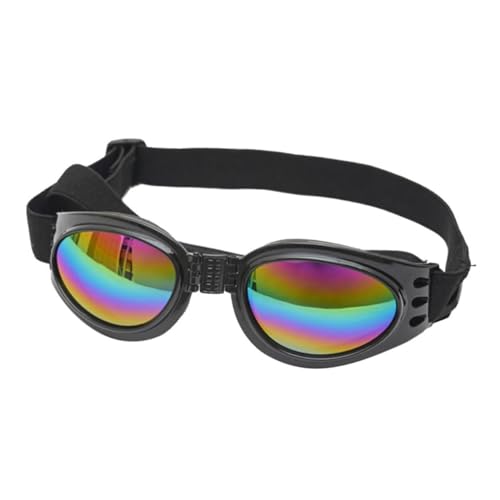 BCOATH Hundebrille Stabiler Rahmen Bequem Verstellbarer Kinnriemen Schwarz BCOATH Hundebrille Stabiler Rahmen Bequem Verstellbarer Kinnriemen Schwarz von BCOATH