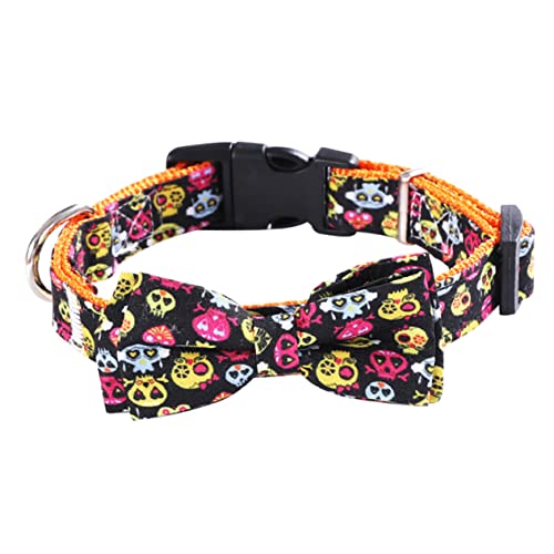 BCOATH Halloween Haustier Halskette Hundehalsband Bow-Knot Stilvolle Haustierbedarf Für Festliche Anlässe von BCOATH