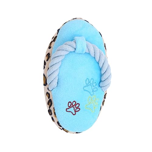 BCOATH Quietschendes Hundespielzeug im Cartoon-Stil Pantoffel-Form Kauspielzeug für Haustiere zur Linderung von Langeweile BCOATH Quietschendes Hundespielzeug im Cartoon-Stil Pantoffel-Form Kauspielzeug für Haustiere zur Linderung von Langeweile von BCOATH