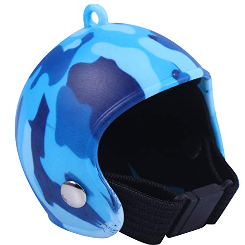 BCOATH 1stück Camouflage Chicken Helmet Für Kleine Haustiere Schutzhelm Für Hühner Enten Und Vögel Komfortabel Und Sicher Für Outdoor-Einsatz von BCOATH