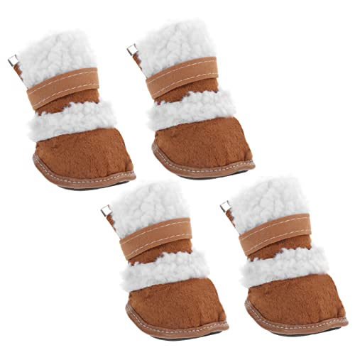 BCOATH Schneestiefel für Haustiere Hundeschuhe warme Winterstiefel Kurze Stiefel für Komfort im Innen- und Außenbereich BCOATH Schneestiefel für Haustiere Hundeschuhe warme Winterstiefel Kurze Stiefel für Komfort im Innen- und Außenbereich von BCOATH