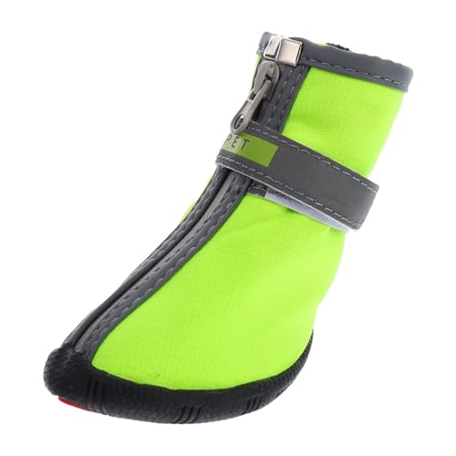 BCOATH Haustier 2 Paar Hundeschuhe Ohne Sohle Warme Schuhe Für Den Außenbereich Mit Dem Hund Welpenstiefel Grün BCOATH Haustier 2 Paar Hundeschuhe Ohne Sohle Warme Schuhe Für Den Außenbereich Mit Dem Hund Welpenstiefel Grün von BCOATH
