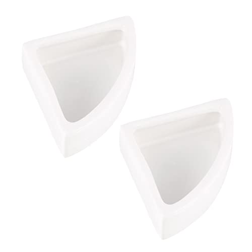 BCOATH Futternapf-Set Aus Keramik Für Reptilien 2-teilig Mittelgroße Dreieckige Schüssel Für Futter Und Wasser Für Reptilien Stabiles Platzsparendes Design BCOATH Futternapf-Set Aus Keramik Für Reptilien 2-teilig Mittelgroße Dreieckige Schüssel Für Futter Und Wasser Für Reptilien Stabiles Platzsparendes Design von BCOATH