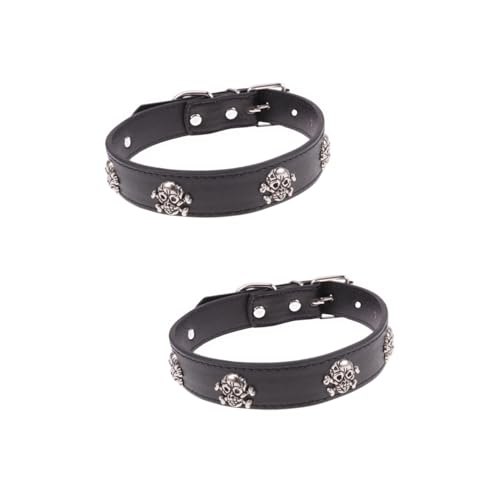 BCOATH 2 Stücke Schädel Haustier Kragen Halloween Haustier Hund Ornamente Einstellbar Für Katzen Pet Supplies BCOATH 2 Stücke Schädel Haustier Kragen Halloween Haustier Hund Ornamente Einstellbar Für Katzen Pet Supplies von BCOATH