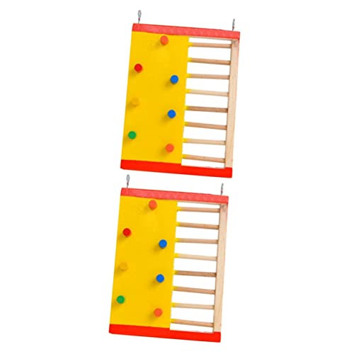 BCOATH 2stücke Hamster Kletterleiter Spielzeug Aus Holz Bunte Regenbogen Leiter Für Kleintiere Fördert Bewegung Gesundheit Einfache Montage Für Käfige Langlebig Unterhaltsam BCOATH 2stücke Hamster Kletterleiter Spielzeug Aus Holz Bunte Regenbogen Leiter Für Kleintiere Fördert Bewegung Gesundheit Einfache Montage Für Käfige Langlebig Unterhaltsam von BCOATH