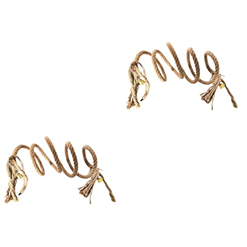 BCOATH 2 Pcs Papagei Klettern Net Leiter Vogel Spielzeug Hängenden Seil Schaukel Hängematte Afrikanische Spielzeug BCOATH 2 Pcs Papagei Klettern Net Leiter Vogel Spielzeug Hängenden Seil Schaukel Hängematte Afrikanische Spielzeug von BCOATH