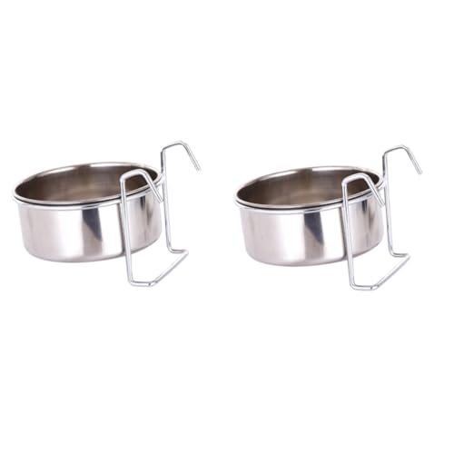BCOATH 2 Sets Hängende Haustierschüssel Edelstahl Haustiergeschirr Haustierbedarf Für Haustiere - Futternapf Verdicktes Design BCOATH 2 Sets Hängende Haustierschüssel Edelstahl Haustiergeschirr Haustierbedarf Für Haustiere - Futternapf Verdicktes Design von BCOATH