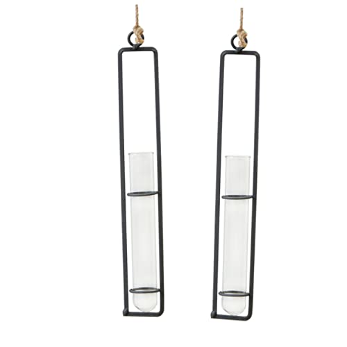 BCOATH 2 Stück Hängende Pflanzgefäße Transparente Vase Wandbehang Vase Pflanzenwandaufhänger Wandbehang Reagenzglas Pflanzgefäß Transparente Vase Wandmontage Pflanzgefäß Klare BCOATH 2 Stück Hängende Pflanzgefäße Transparente Vase Wandbehang Vase Pflanzenwandaufhänger Wandbehang Reagenzglas Pflanzgefäß Transparente Vase Wandmontage Pflanzgefäß Klare von BCOATH