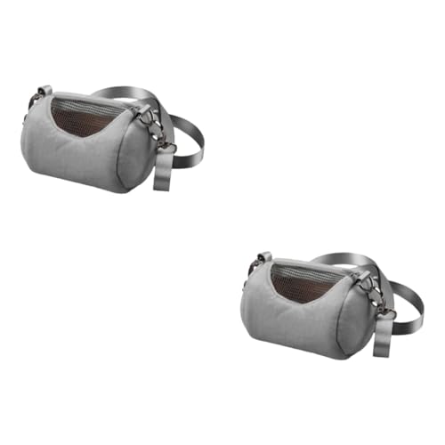 BCOATH 2 Stücke Pet Carrier Hamster Reisetasche Haustier Tasche Mesh-Design Kratzfest Bequem Für Unterwegs von BCOATH