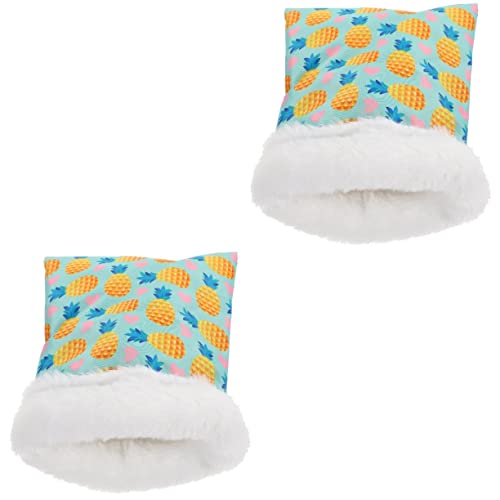 BCOATH 2 Stück Meerschweinchen-versteckbett Spielzeug Aus Baumwolle Für Hamster Zuckergleiter Schlafsack Haustier Warmes Bett Haustier-Schlafsack Meerschweinchenbett Hamster-baumwollbett BCOATH 2 Stück Meerschweinchen-versteckbett Spielzeug Aus Baumwolle Für Hamster Zuckergleiter Schlafsack Haustier Warmes Bett Haustier-Schlafsack Meerschweinchenbett Hamster-baumwollbett von BCOATH