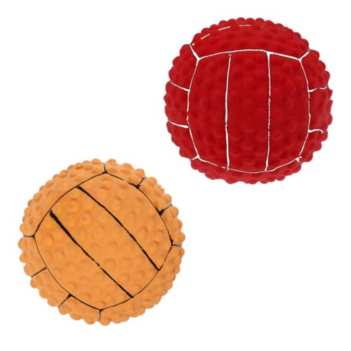 BCOATH Quietschendes Hundespielzeug 2 Stück Latex Hunde-backenzahnspielzeug Haustier-kauspielzeug und Sicher für Hunde BCOATH Quietschendes Hundespielzeug 2 Stück Latex Hunde-backenzahnspielzeug Haustier-kauspielzeug und Sicher für Hunde von BCOATH