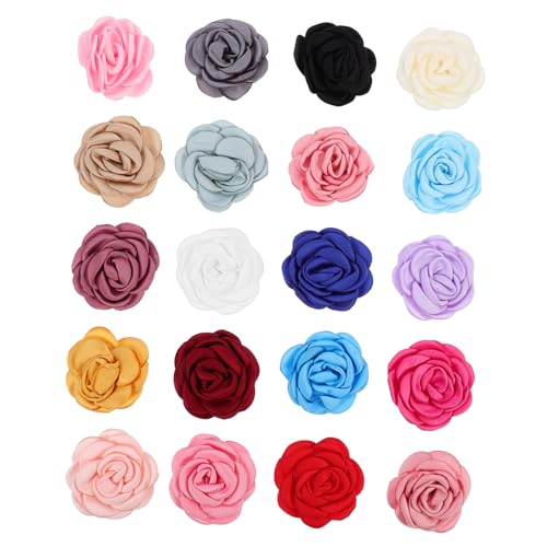 BCOATH 20 Pcs Kätzchen Kragen Bowtie Blume Decor Entzückende Haustiere Krawatte Zubehör Farbe Zufällig von BCOATH