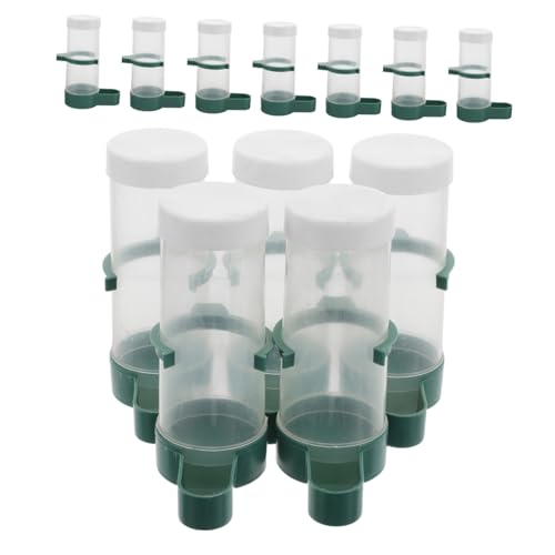 BCOATH 20stücke Teiliges Vogel-futterspender Automatischer Wasserspender Für Käfige Für Wellensittiche Nymphensittiche Und Papageien Einfach Nachfüllbar Kein Verschütten Perfektes von BCOATH
