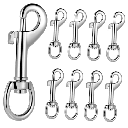 BCOATH 24 Stück Zinklegierungs Schnapphaken für Hundeleinen Metall Karabiner mit Drehgelenk für Schlüsselanhänger und Vielseitige Anwendungen Innendurchmesser BCOATH 24 Stück Zinklegierungs Schnapphaken für Hundeleinen Metall Karabiner mit Drehgelenk für Schlüsselanhänger und Vielseitige Anwendungen Innendurchmesser von BCOATH
