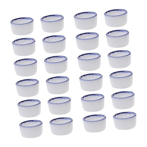 BCOATH 24Stücke Mini Reptilien Wasserschalen Premium Fütterungsschalen für Spinnen Skorpione und Kleine Reptilien Tragbar Wissenschaftliches Design für Komfortable BCOATH 24Stücke Mini Reptilien Wasserschalen Premium Fütterungsschalen für Spinnen Skorpione und Kleine Reptilien Tragbar Wissenschaftliches Design für Komfortable von BCOATH