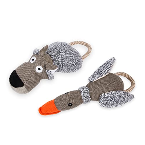 BCOATH 2 Stücke Plüsch Hundespielzeug mit Sound Interaktives Kauspielzeug für Welpen Farbenfrohes Haustier Spielzeug Langlebig für Hunde BCOATH 2 Stücke Plüsch Hundespielzeug mit Sound Interaktives Kauspielzeug für Welpen Farbenfrohes Haustier Spielzeug Langlebig für Hunde von BCOATH