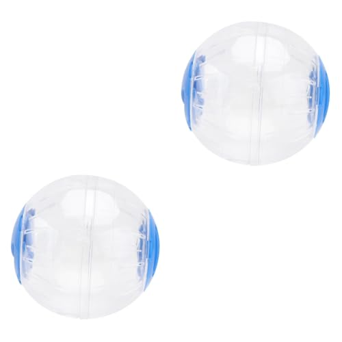 BCOATH 2stücke Transparenter Hamster Laufball Aus Kunststoff Mini Spielzeug Für Kleintiere Aktivitätsball Blau Für Hamster Und Andere Kleine Haustiere Bewegung Und Spaß BCOATH 2stücke Transparenter Hamster Laufball Aus Kunststoff Mini Spielzeug Für Kleintiere Aktivitätsball Blau Für Hamster Und Andere Kleine Haustiere Bewegung Und Spaß von BCOATH