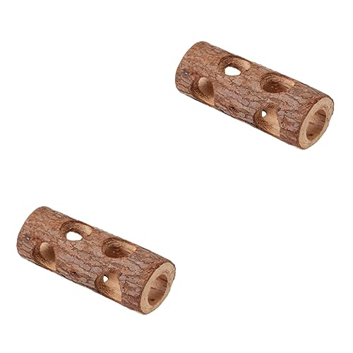 BCOATH 2 Stücke Meerschweinchen Versteck Für Zwei Holz Hamster Futtersuche Spielzeug Tier Tunnel Haustier Bettwäsche Sicher Und Robust BCOATH 2 Stücke Meerschweinchen Versteck Für Zwei Holz Hamster Futtersuche Spielzeug Tier Tunnel Haustier Bettwäsche Sicher Und Robust von BCOATH