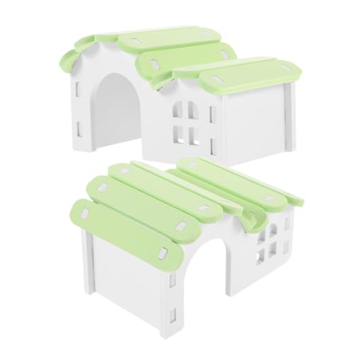 BCOATH Vielseitiges Hamsterversteck Meerschweinchen-Versteck Spielzeug langlebiges PVC-Material 2er-Pack BCOATH Vielseitiges Hamsterversteck Meerschweinchen-Versteck Spielzeug langlebiges PVC-Material 2er-Pack von BCOATH