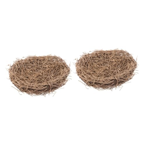BCOATH 2 Stücke Elegante Rattan Vogel Nest Decor Nest Ornamente Für Party Und Wohnkultur BCOATH 2 Stücke Elegante Rattan Vogel Nest Decor Nest Ornamente Für Party Und Wohnkultur von BCOATH